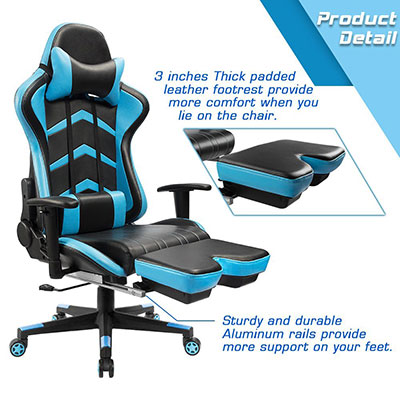 Furmax-gaming-chair-high-back-racing-chair---footrest