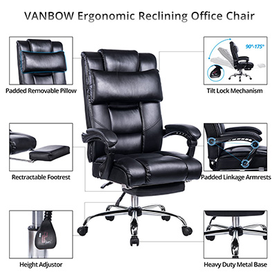 VANBOW-Reclining-Office-Chair-features