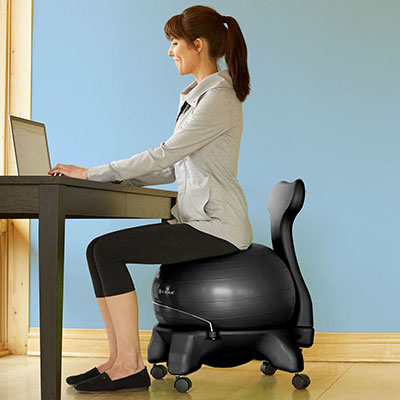 What Is The Best Size Exercise Ball For Sitting At Desk