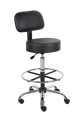 9-Boss-Office-Products-B16245-BK-Be-Well-Medical-Spa-Drafting-Stool-with-Back