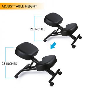 DRAGONN-Ergonomic-Kneeling-Chair-different-heights