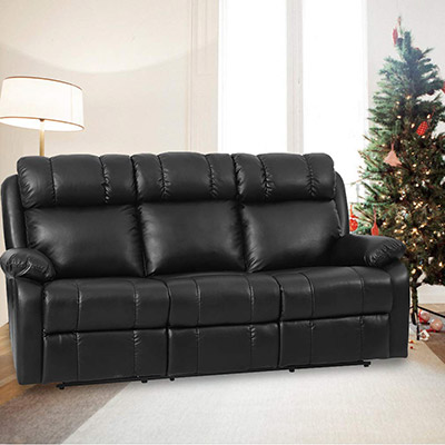 4-FDW-Recliner-Sofa-Living-Room-Set-Leather