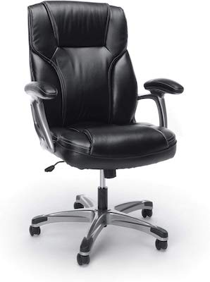 4-OFM Essentials High-Back Leather Executive Office/Computer Chair with Arms