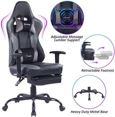 7-VON RACER Massage Gaming Chair