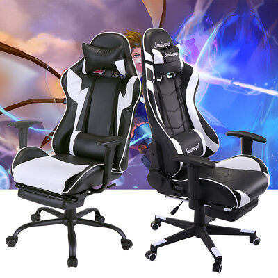 gaming chair with footrest Back Pressure
