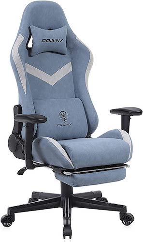 Fabric-Gaming-Chair-With-Footrest - Best Office Chair